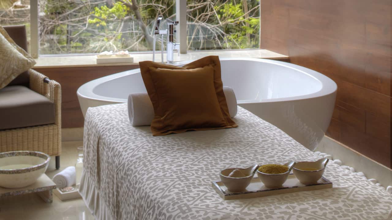 Spa Treatment room at Park Hyatt Hyderabad