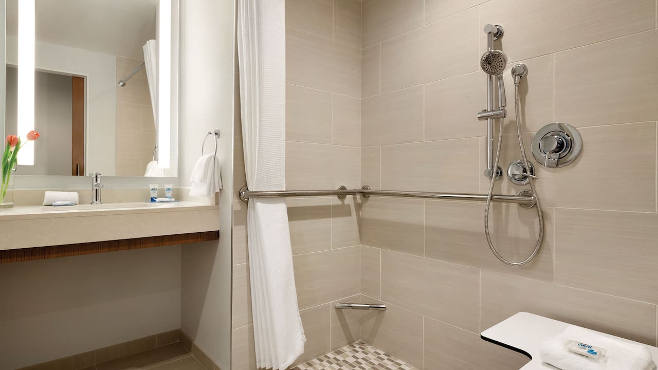 Roll-In Shower