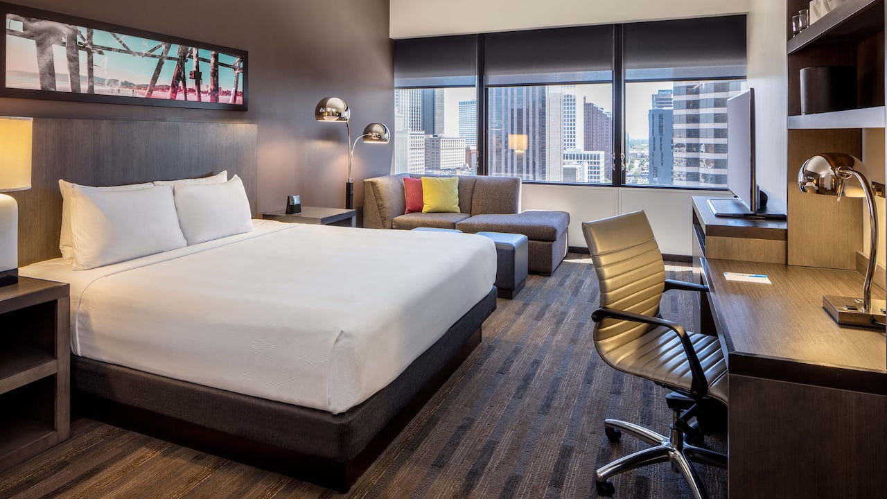 Hyatt House Studio Suite with Laptop