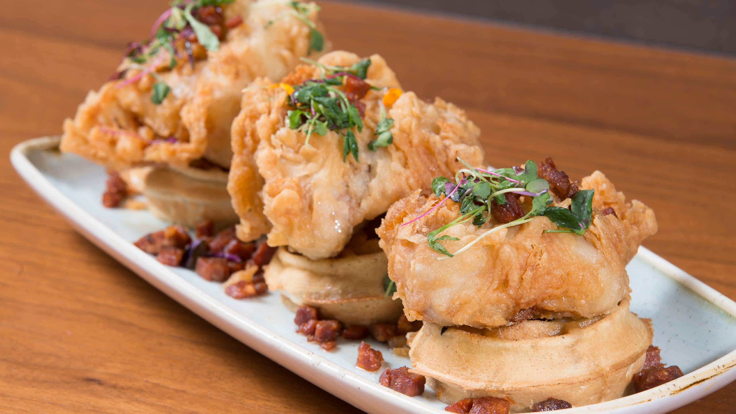 Hyatt Regency San Francisco Airport Chicken Waffle