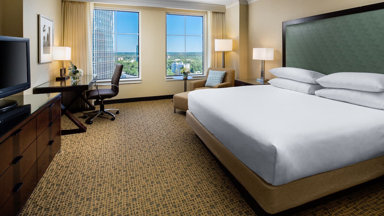 Grand Hyatt Atlanta 1 King bed with city view