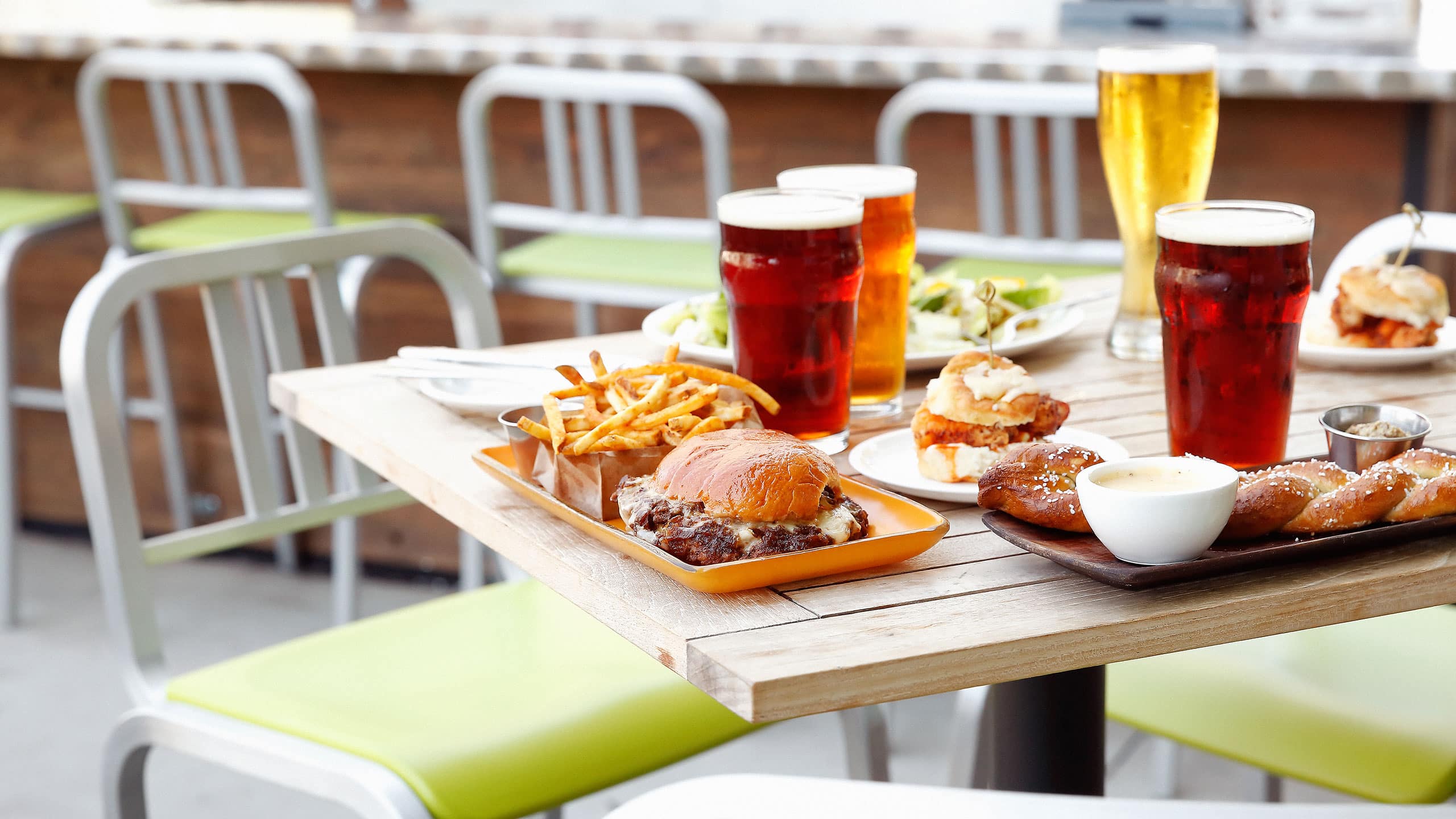 Hyatt Regency Tysons Corner Center Patio Food