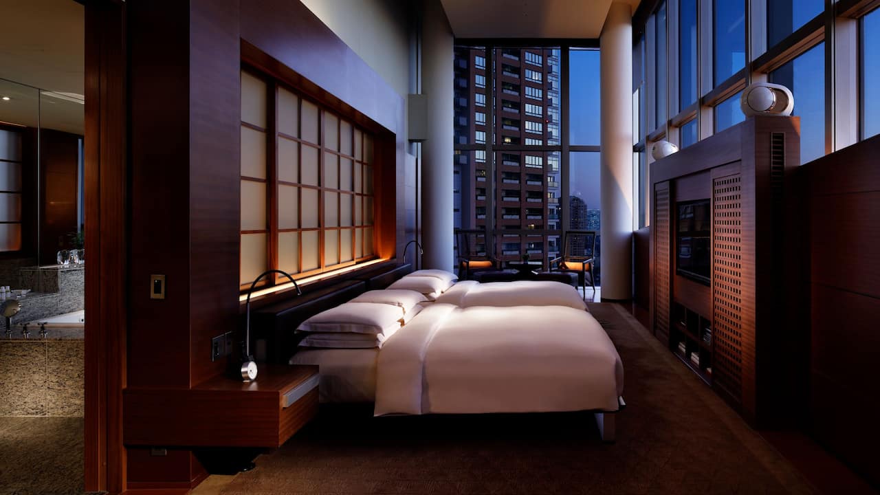 Grand Hyatt Tokyo Presidential Suite Bedroom グランド ハイアット 東京 プレジデンシャル スイート ベッドルーム