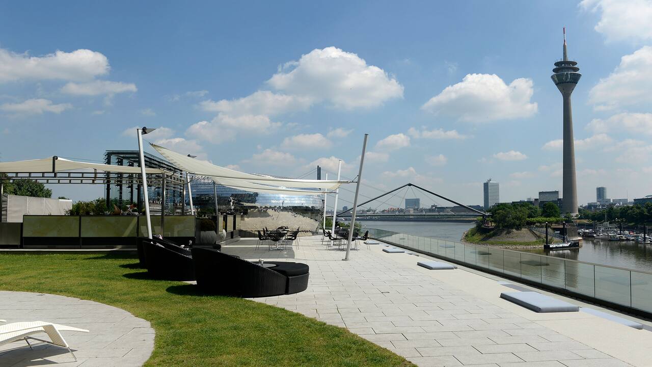 Pebble's Terrace from the Hyatt Regency Dusseldorf