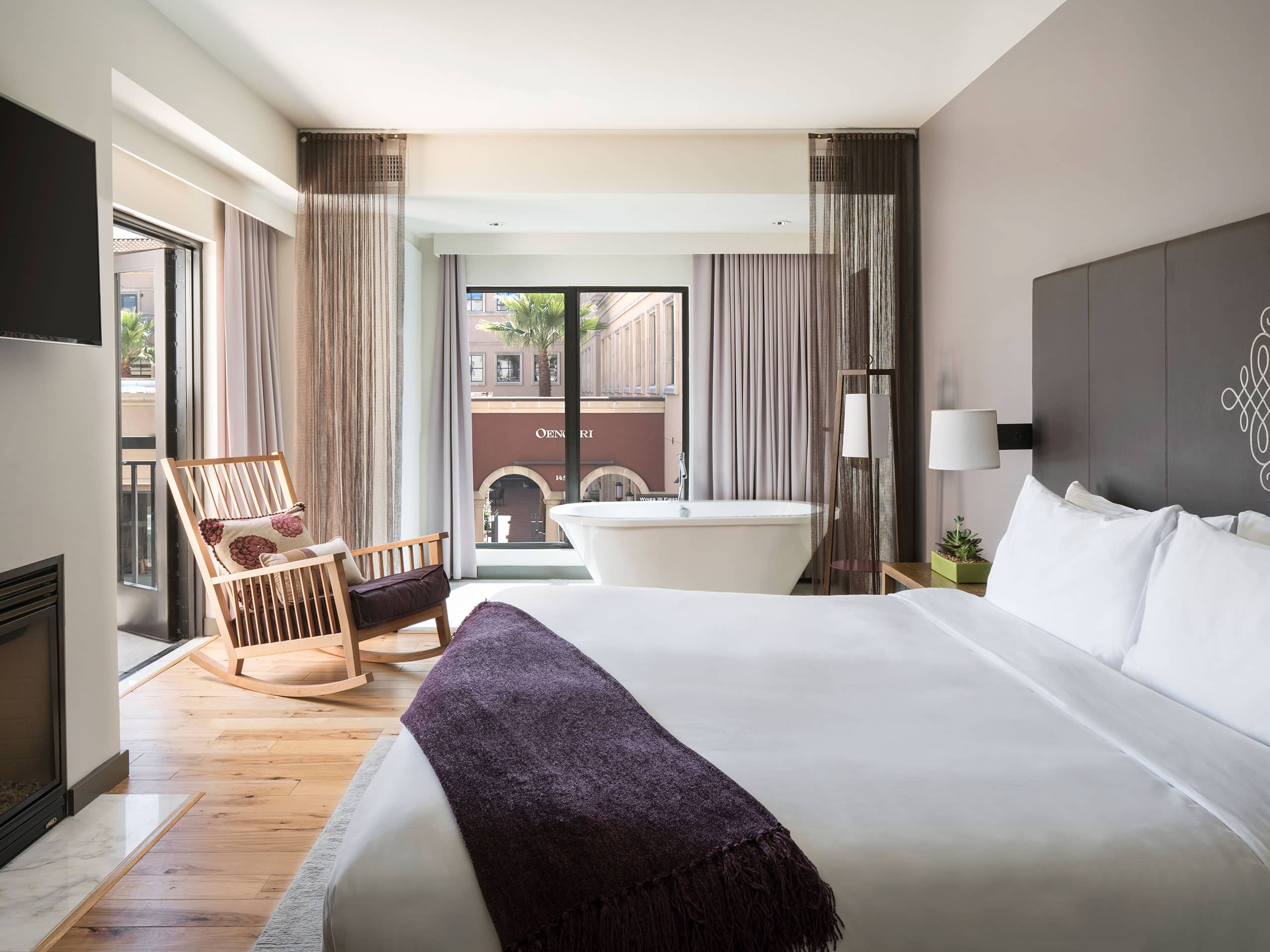 Andaz Napa Vintner Suite Bedroom