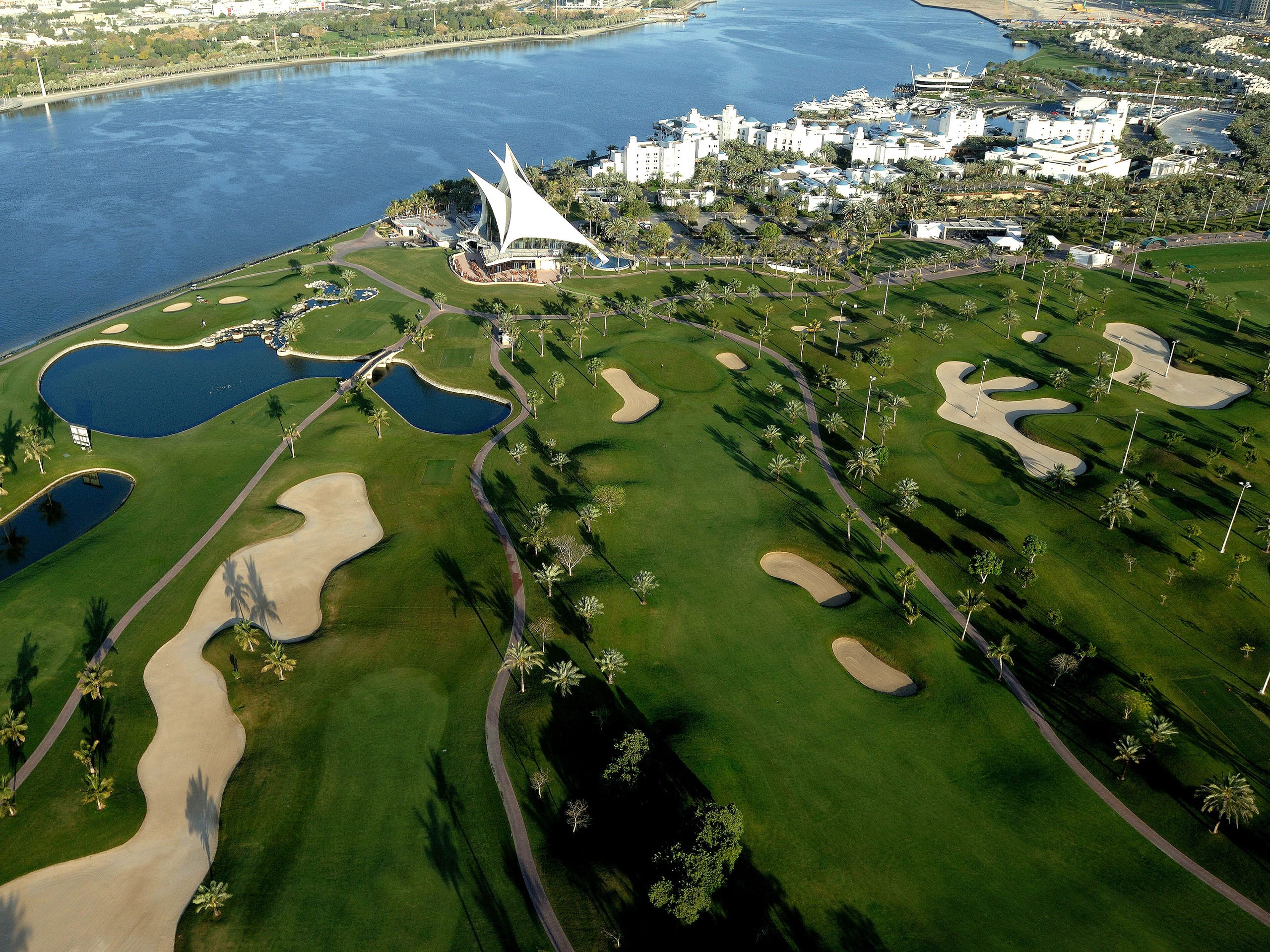 5 Star Luxury Resort Hotel On Dubai Creek Park Hyatt Dubai   Park Hyatt Dubai P064 Exterior Aerial View.4x3 