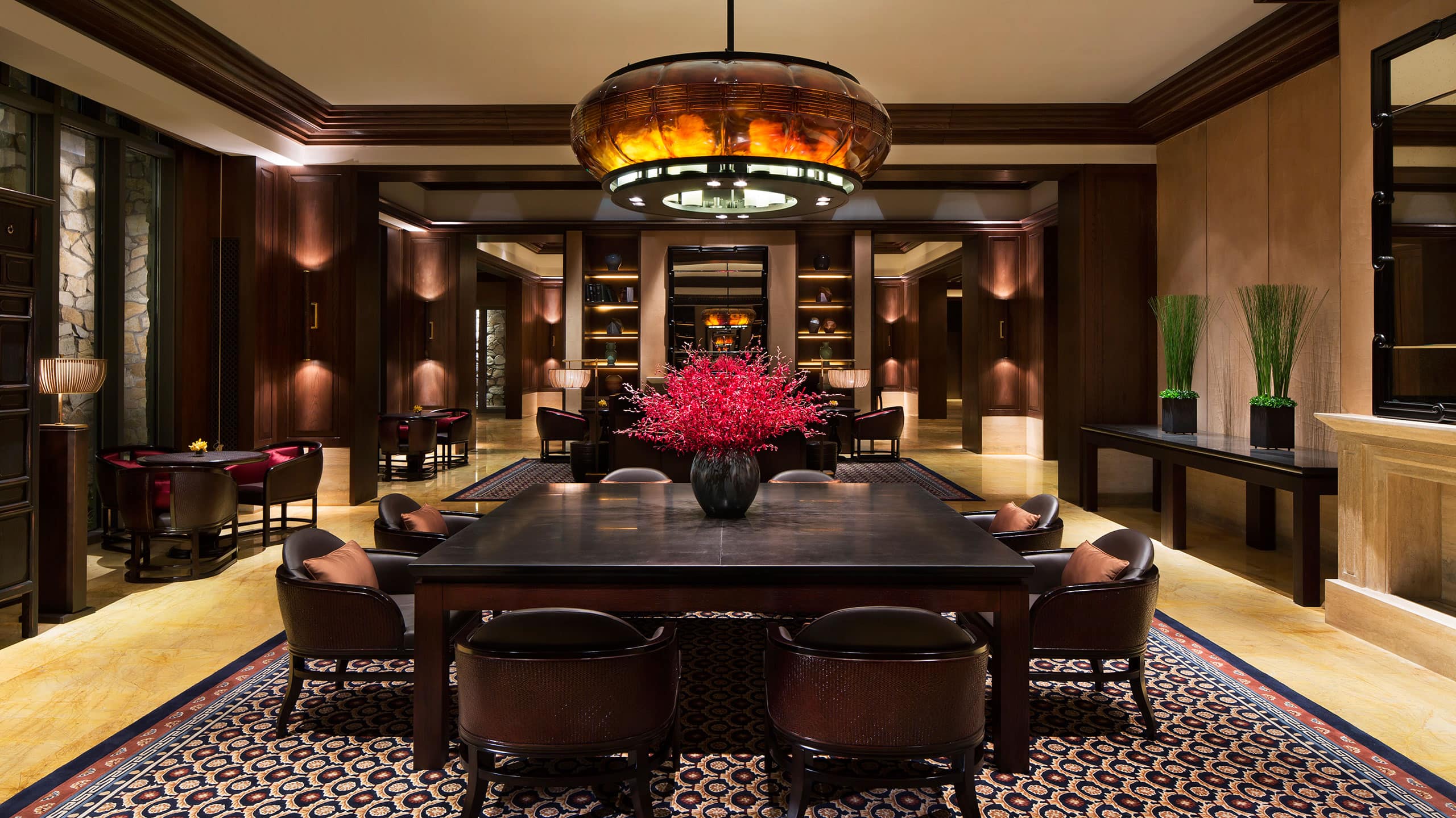 Park Hyatt Changbaishan Living Room Pumpkin Lantern