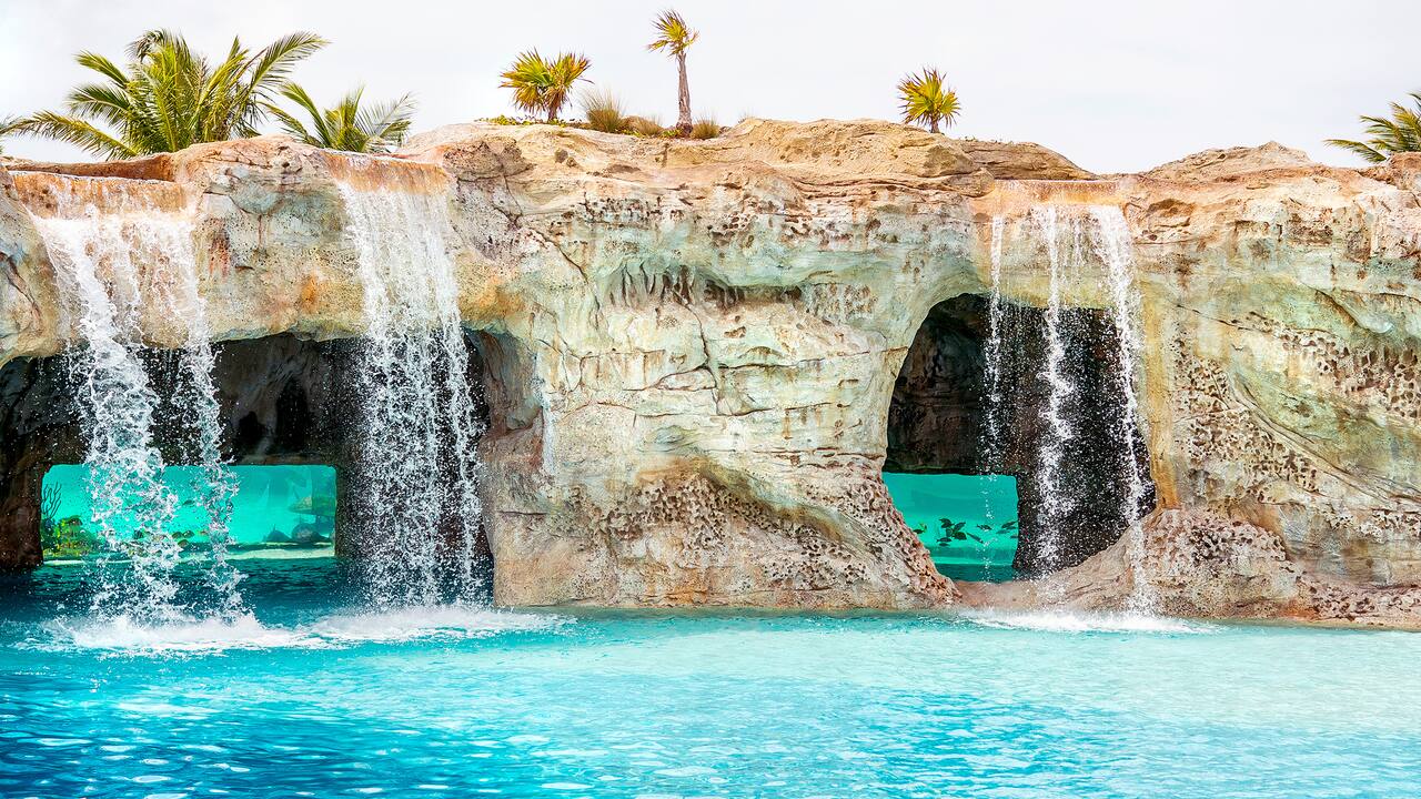 Beach Sanctuary Grotto Waterfalls