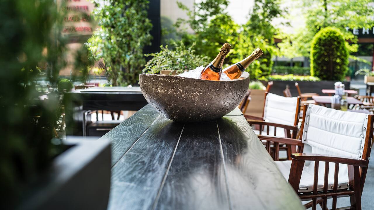 Champagne offer at vox restaurant at grand hyatt berlin Champagne offer at vox restaurant at grand hyatt berlin