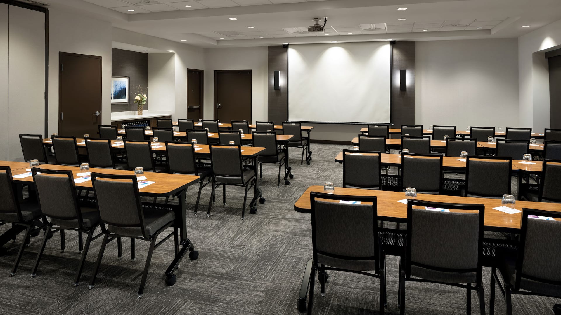 Hyatt Place Biloxi Meeting Space Classroom Combined