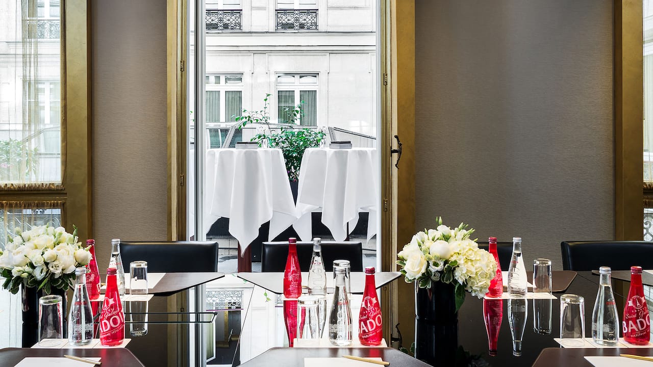 Meeting rooms with daylight at Hotel Park Hyatt Paris-Vendôme