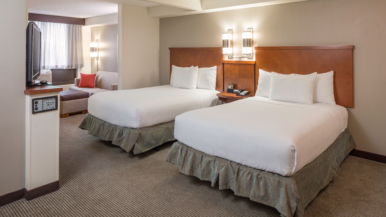 Two double beds guestroom at Hyatt Place Austin / Arboretum