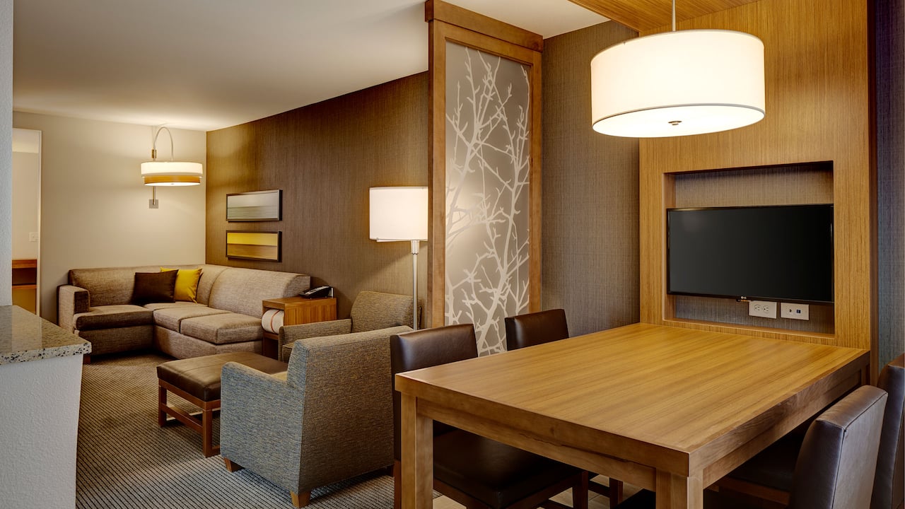 One Bedroom Suite Living Area - Hyatt Place Madison/Verona