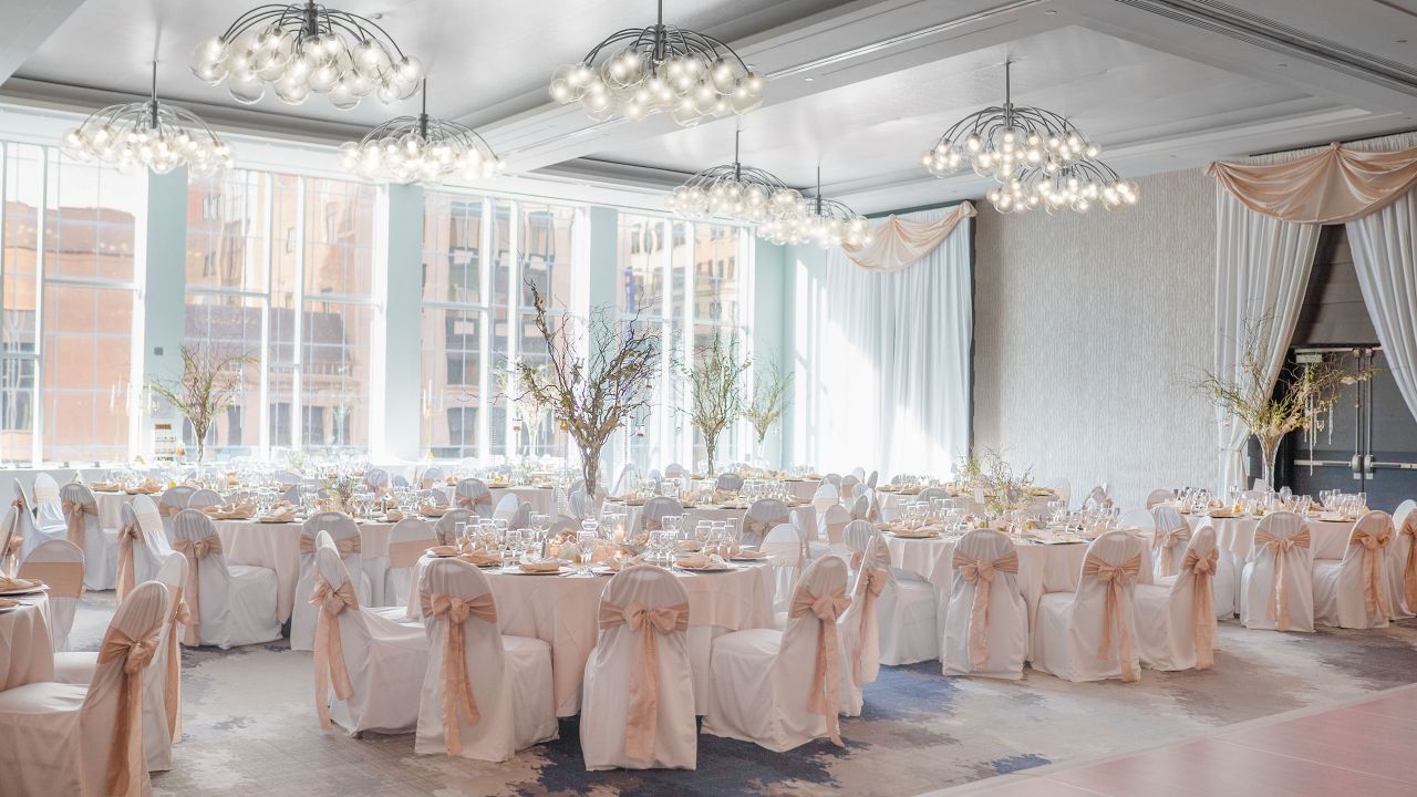 Ious Event Venues In Downtown Rochester Hyatt Regency Ballroom Wedding