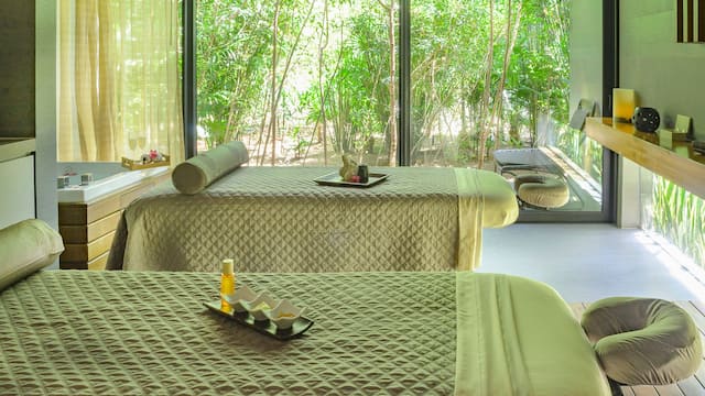 Couples massage room