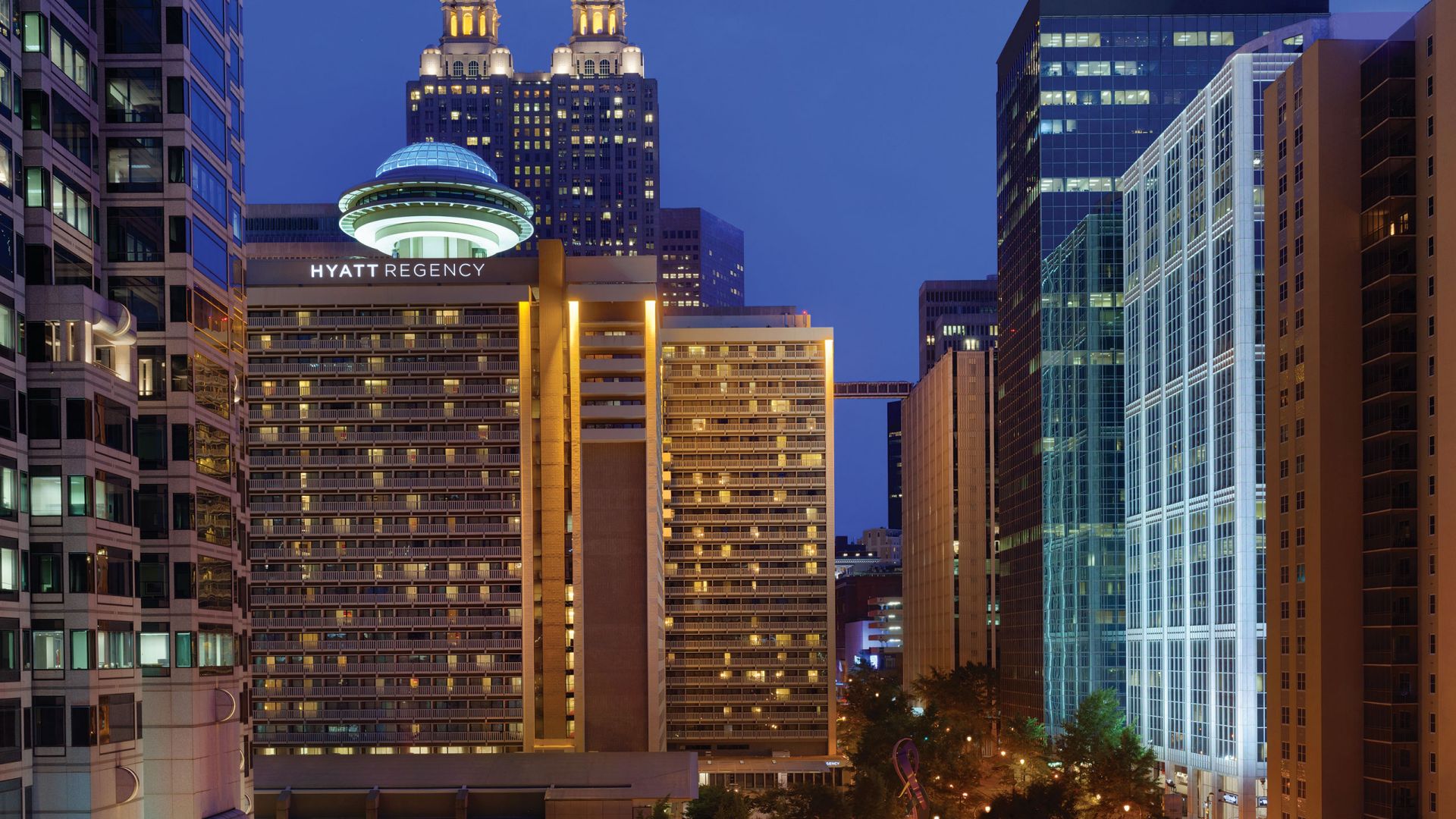 Iconic Hotel In Downtown Atlanta Hyatt Regency Atlanta 0707