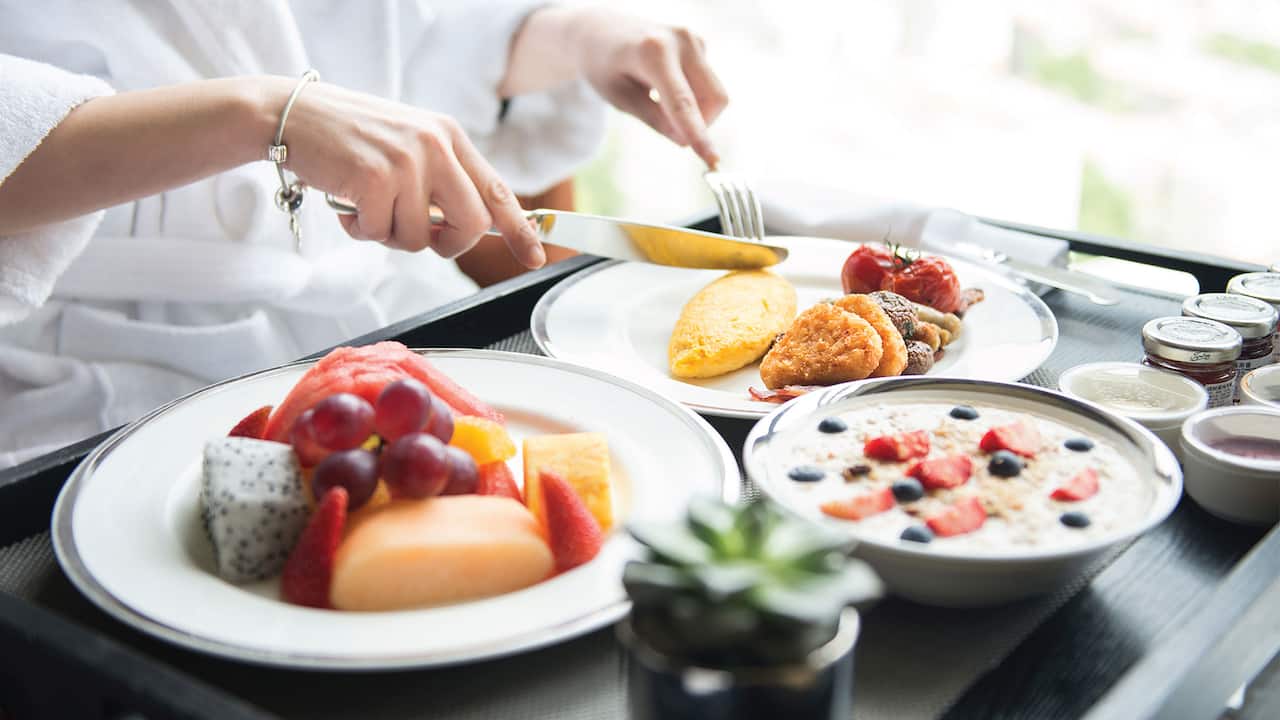 Room Service at Grand Hyatt Atlanta