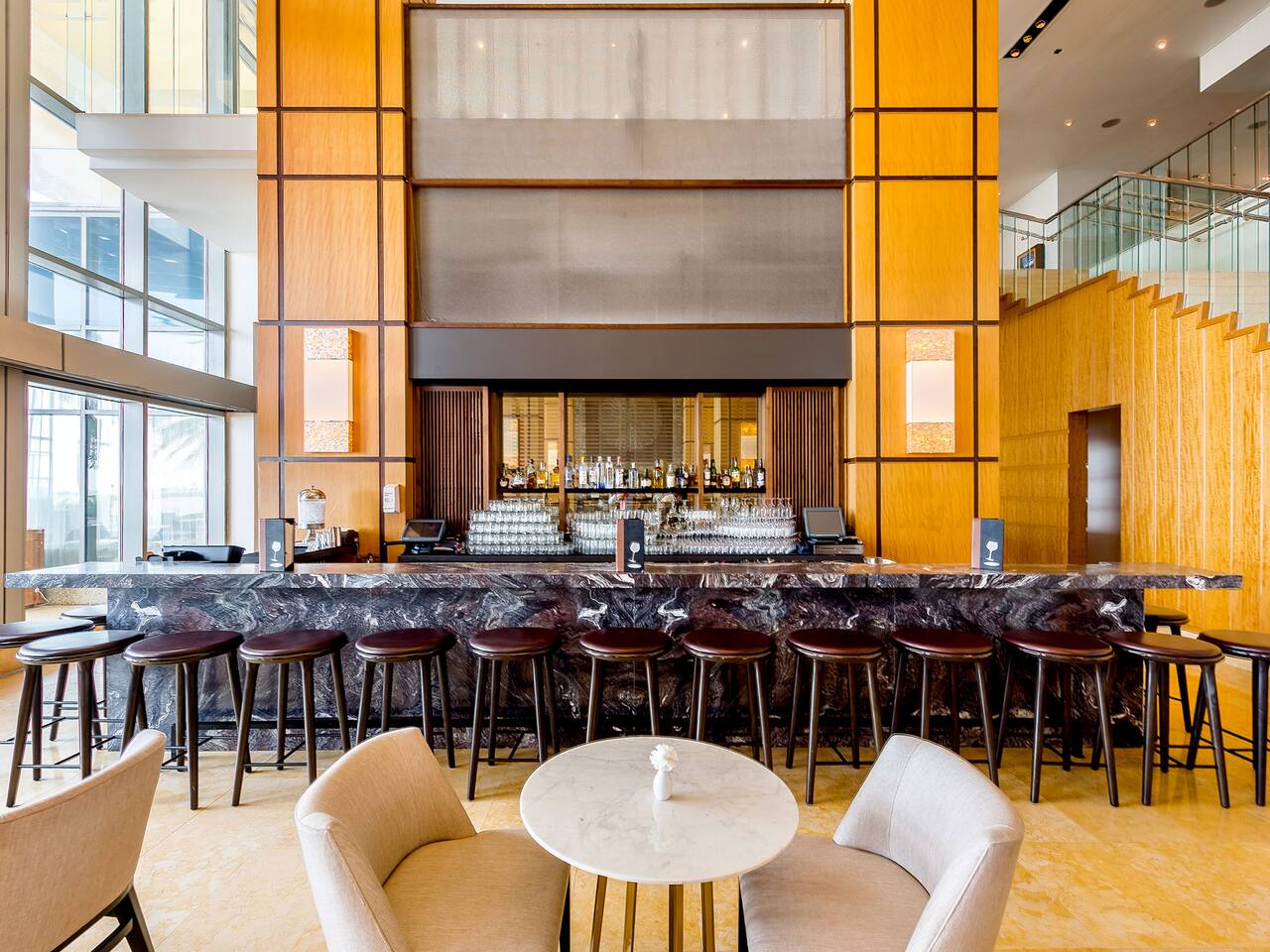 lobby lounge area