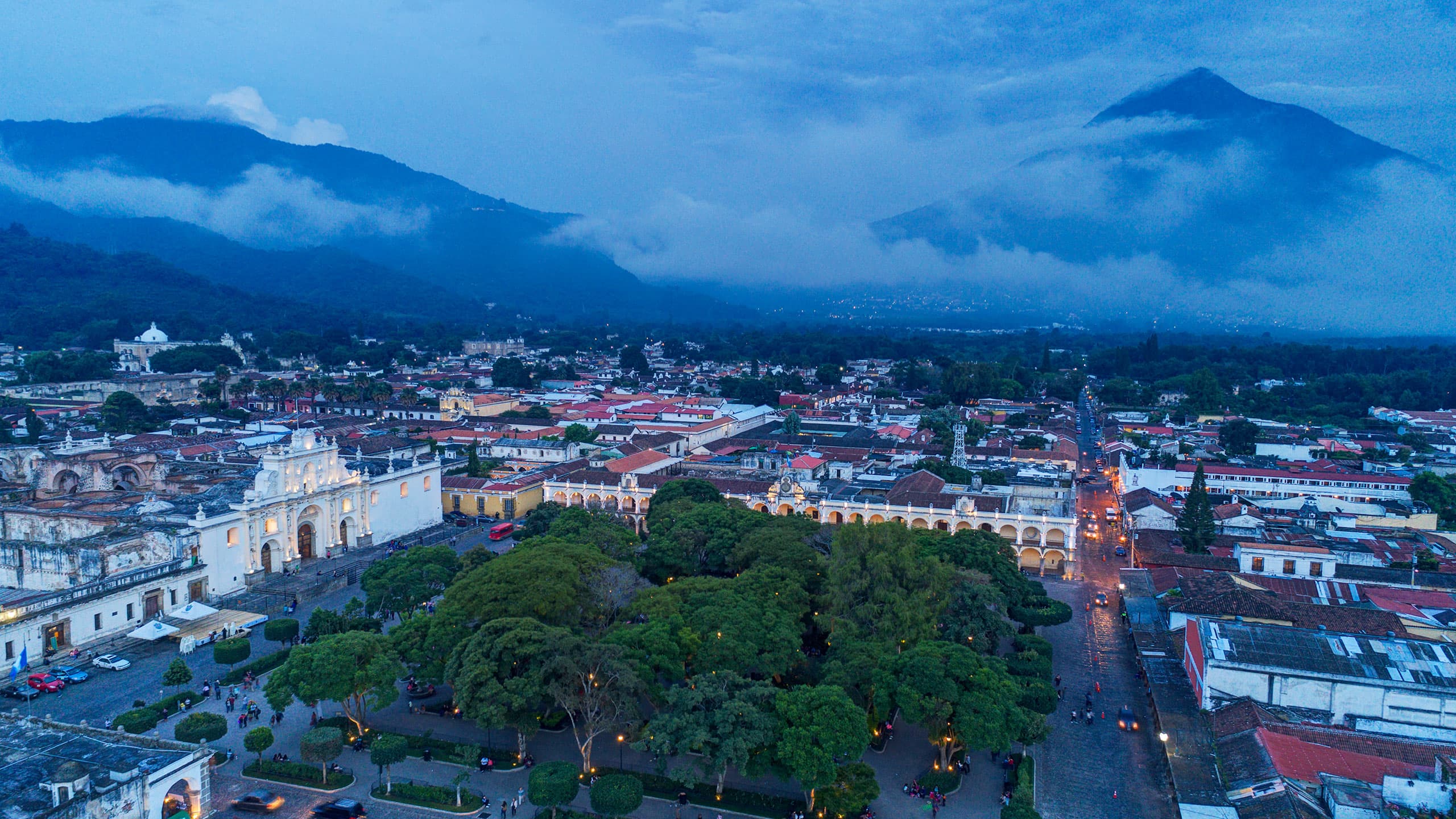Hyatt Centric Guatemala City Antigua Park Aerial