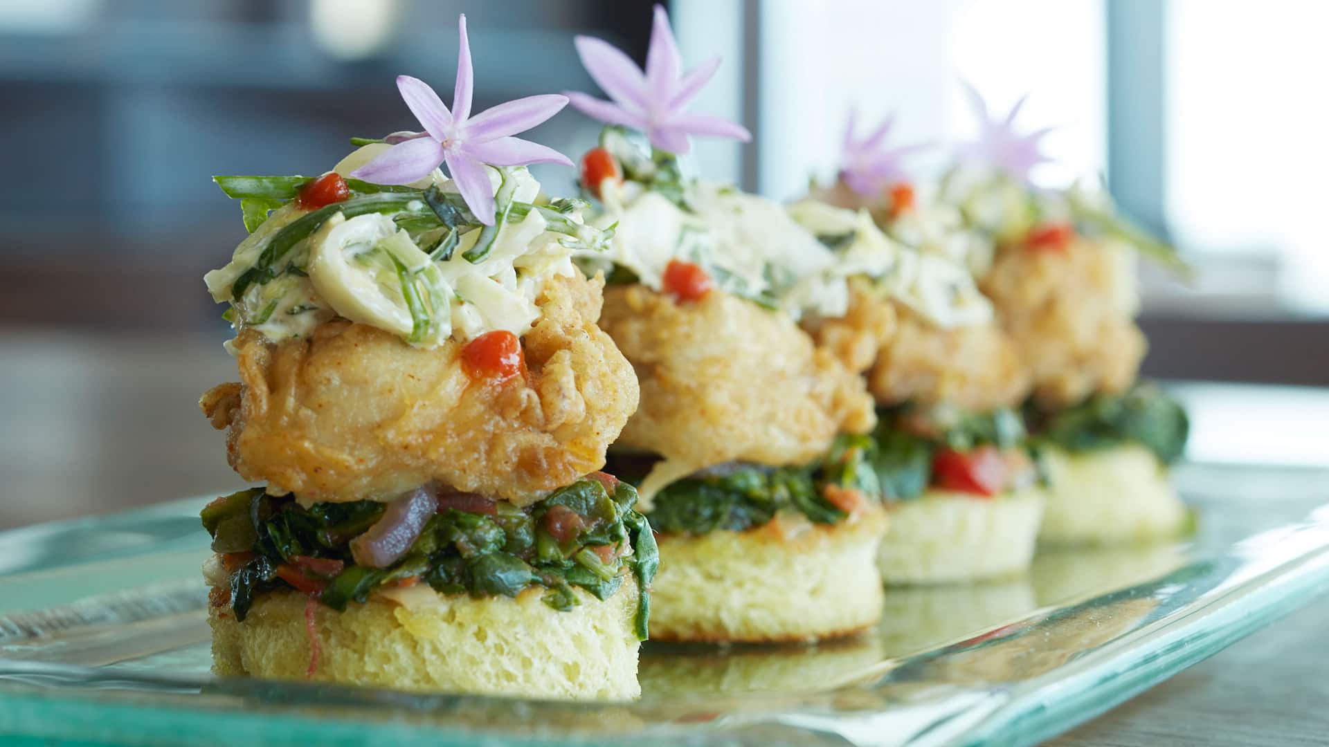 Hyatt Regency Atlanta Polaris Fried Oysters