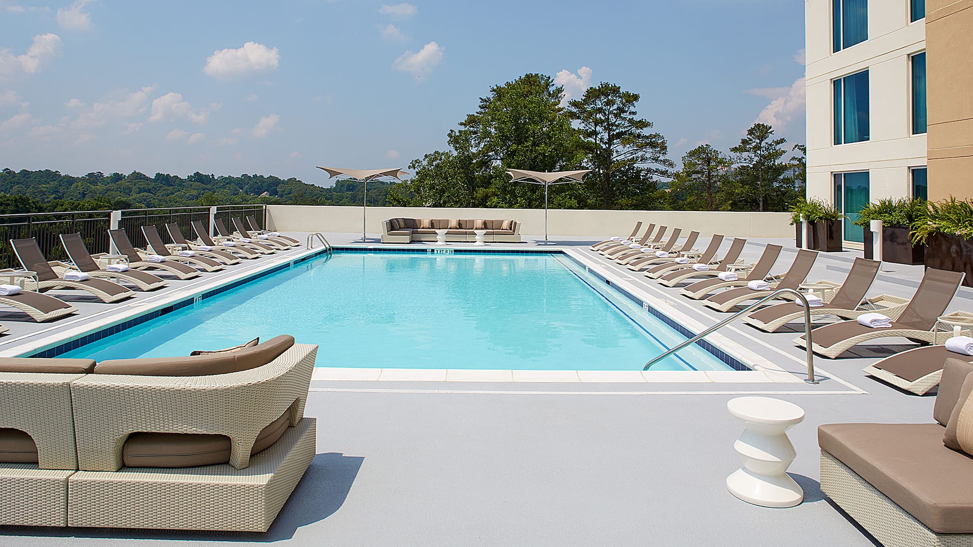 Outdoor Pool Hyatt Regency Atlanta Perimeter at Villa Christina 