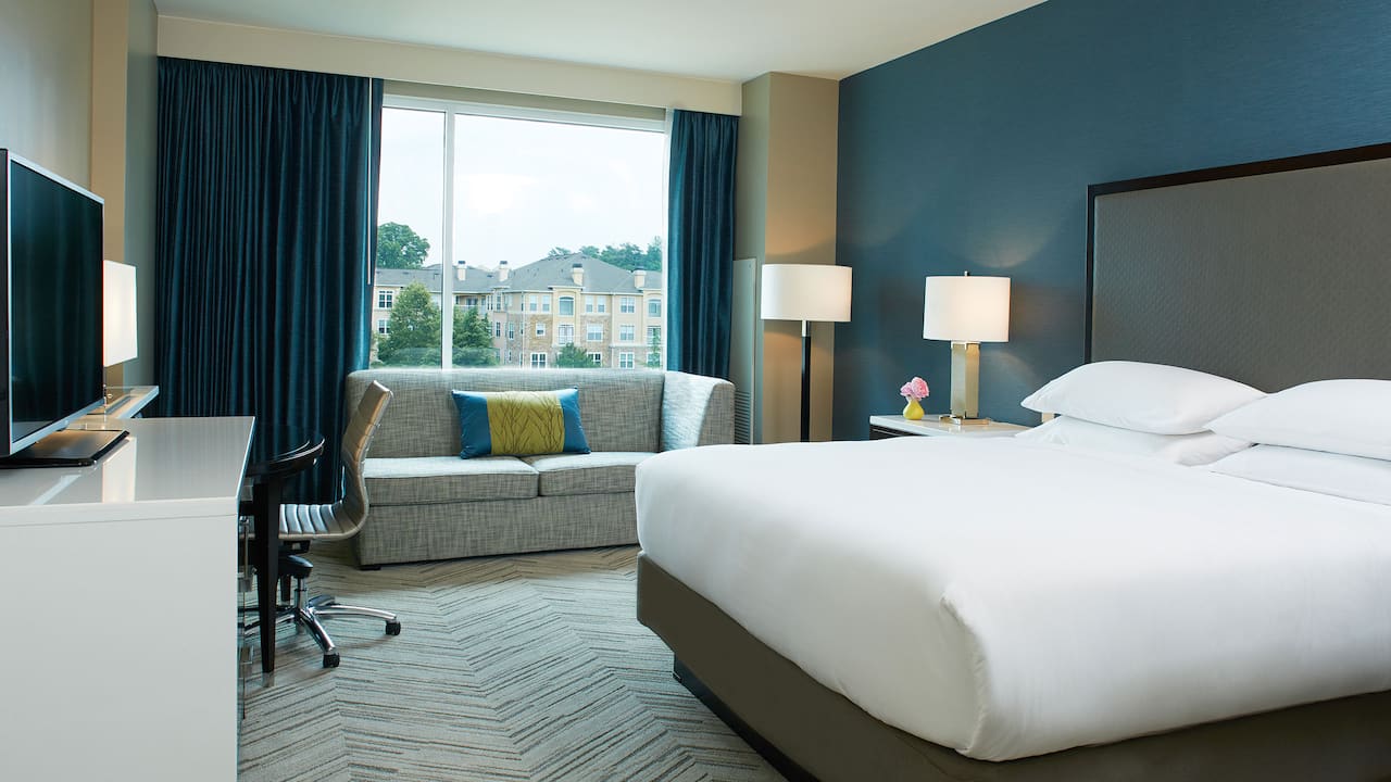 King Room Hyatt Regency Atlanta Perimeter at Villa Christina