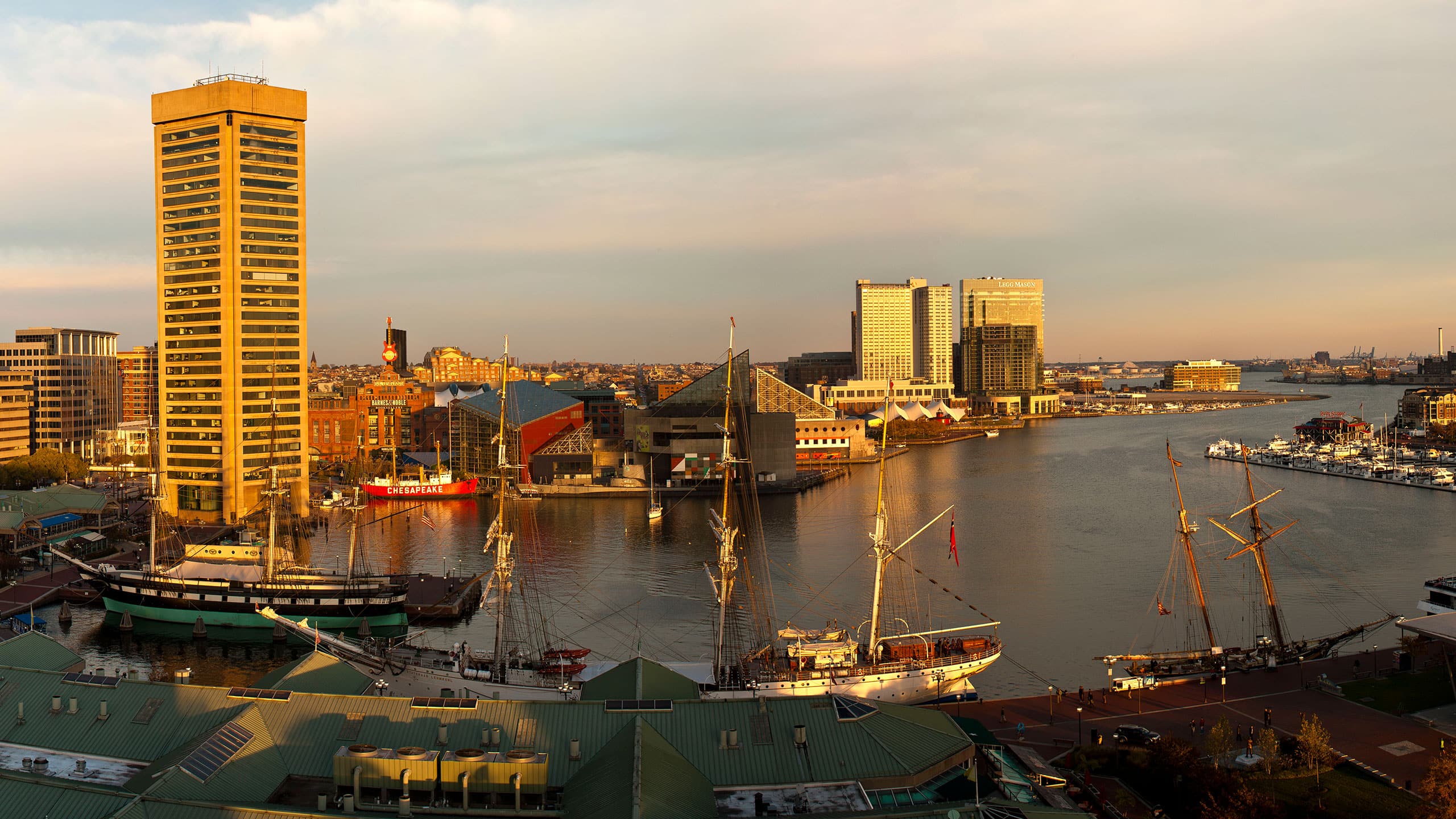 Hyatt Regency Baltimore Inner Harbor View from Roof