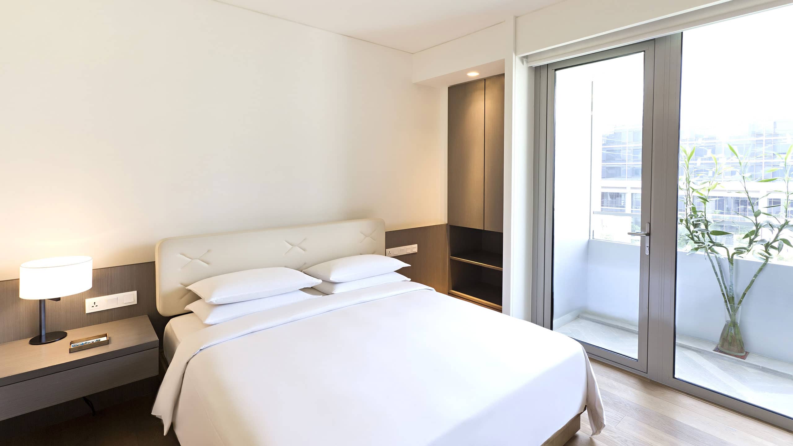 Andaz Delhi Residence Bedroom with Balcony