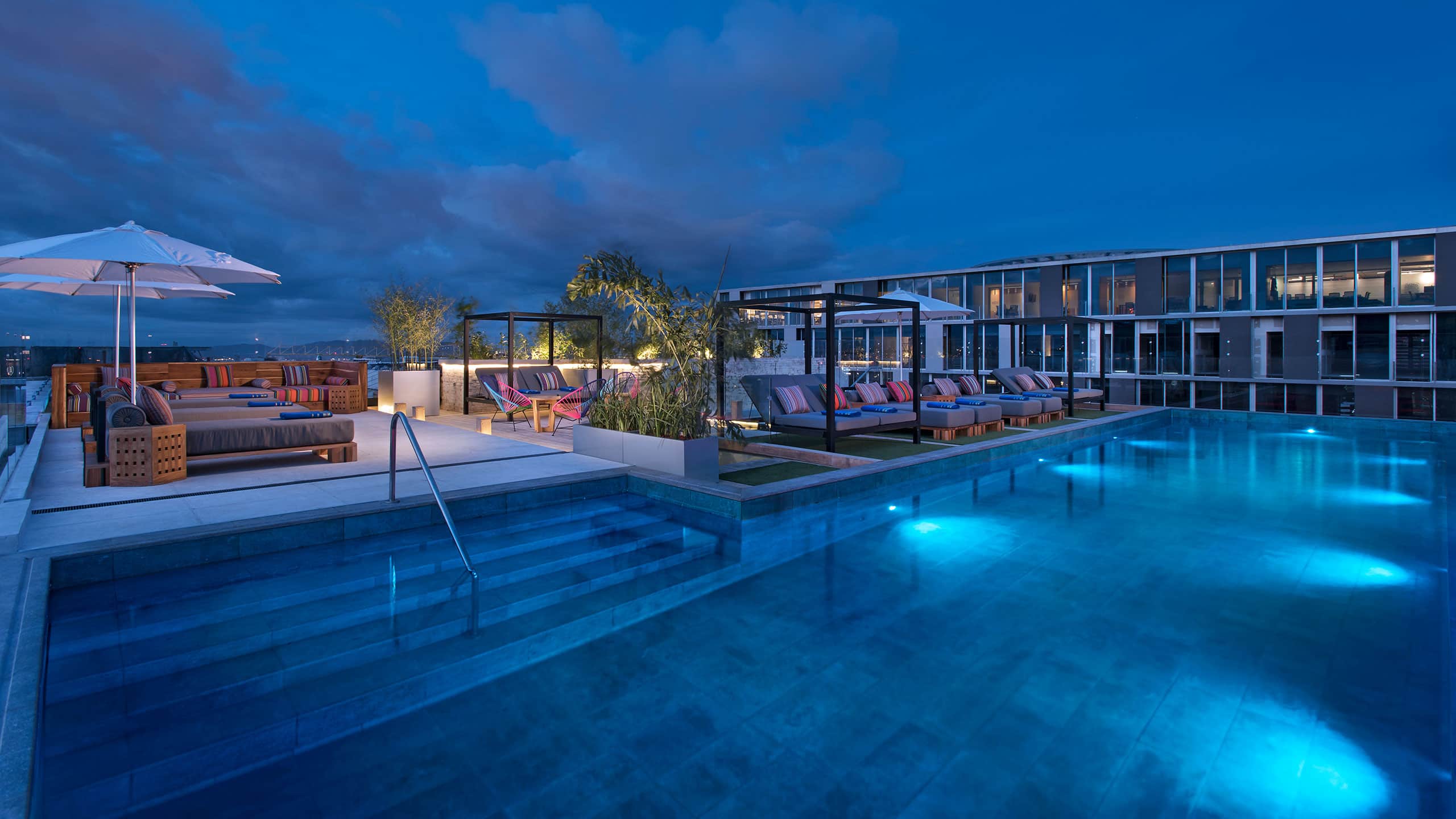 Hyatt Centric Guatemala City Pool Twilight