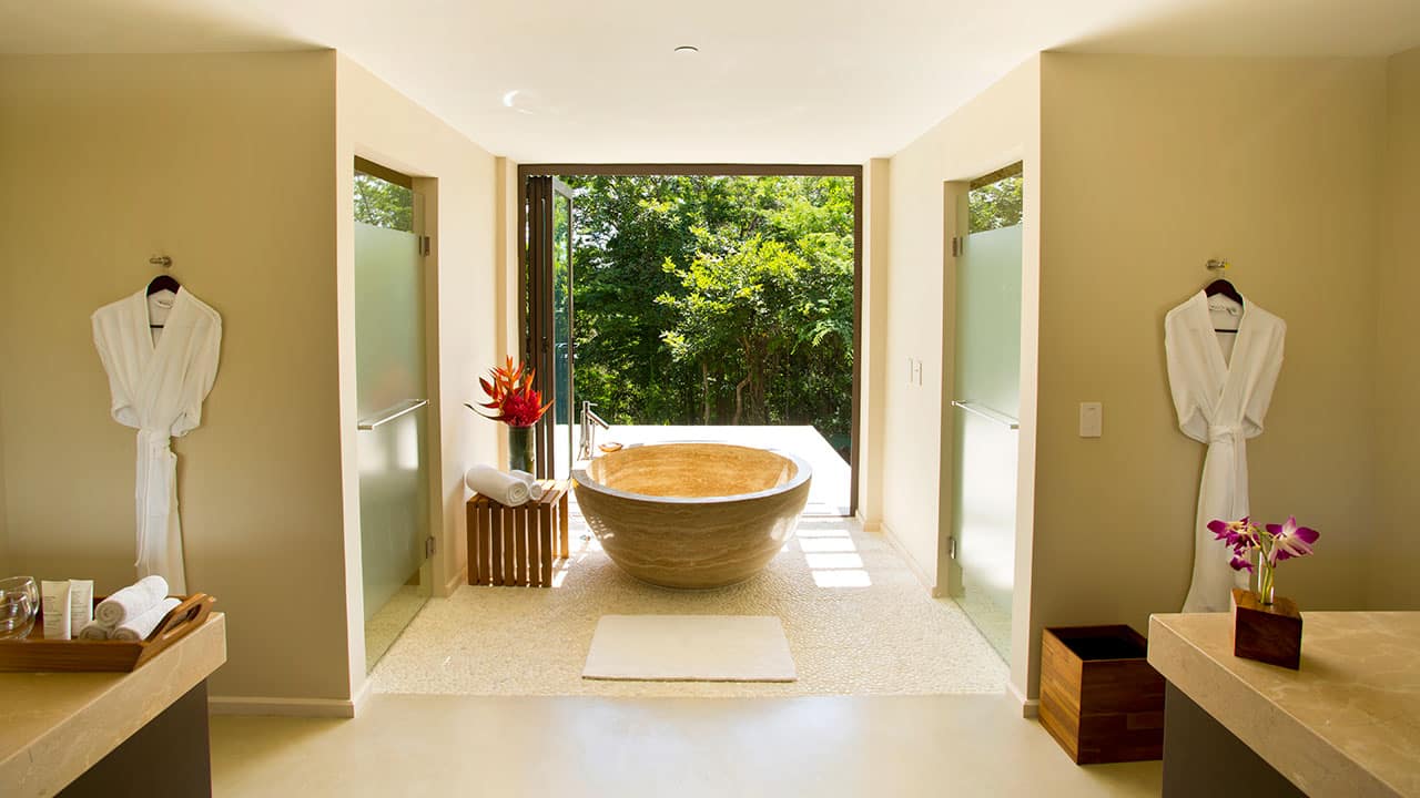 Expansive Costa Rica Resort Bathroom