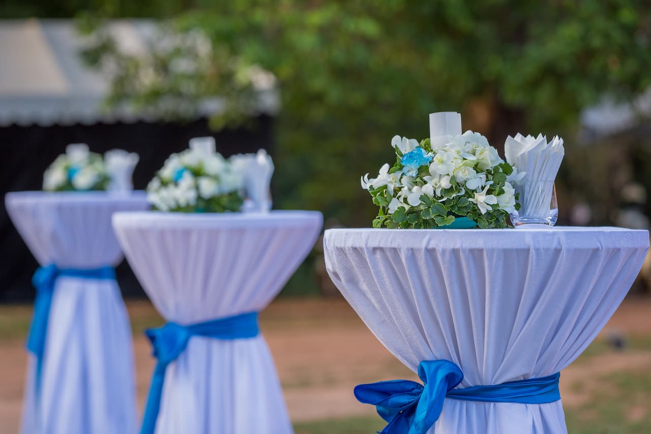 Siem Reap Wedding Packages Cocktail Table