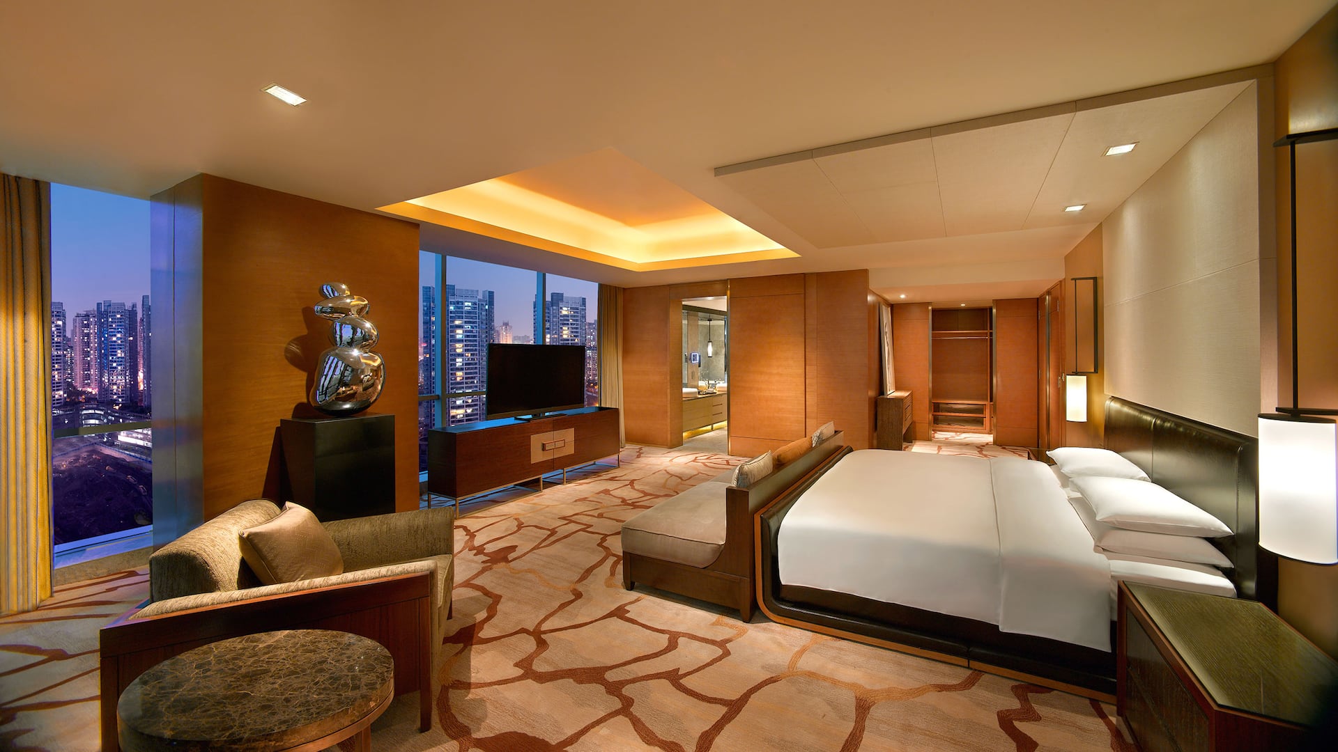 1 of 1 Hyatt Regency Chongqing Chairmen Suite Bedroom