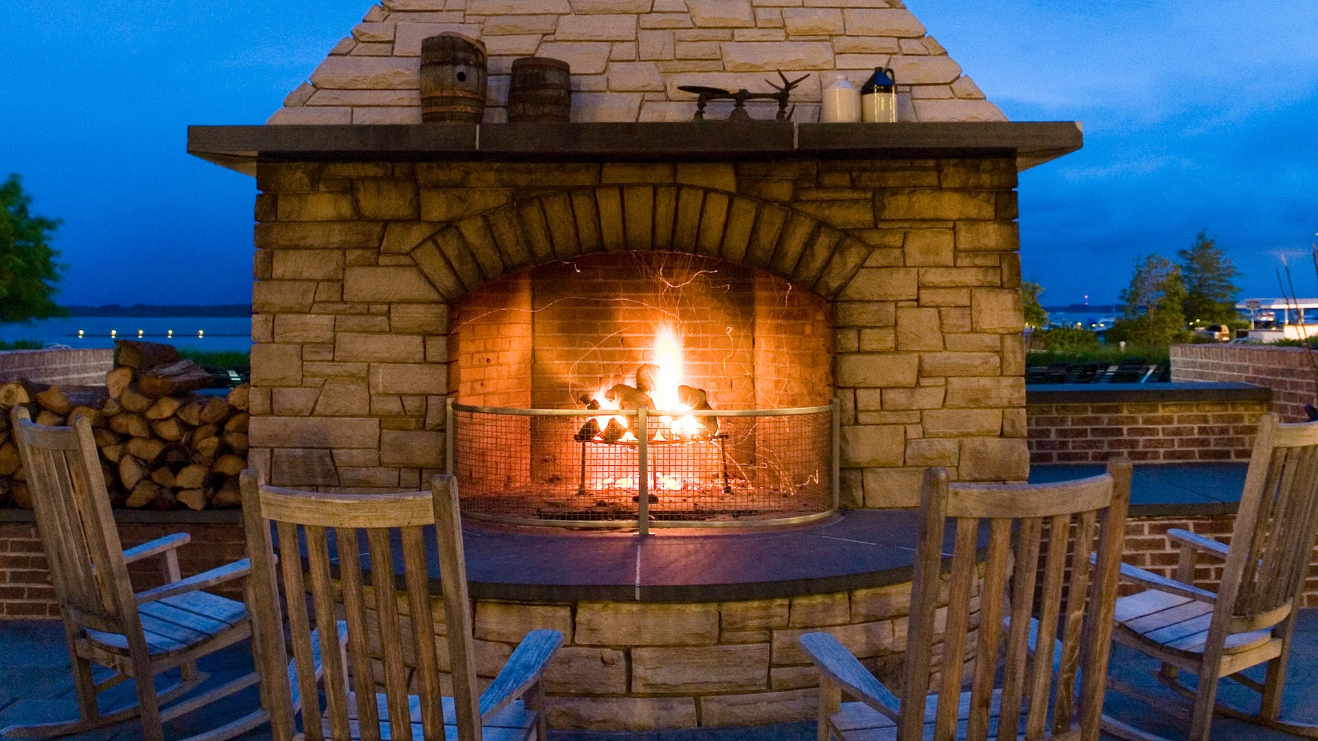 Outdoor Fireplace