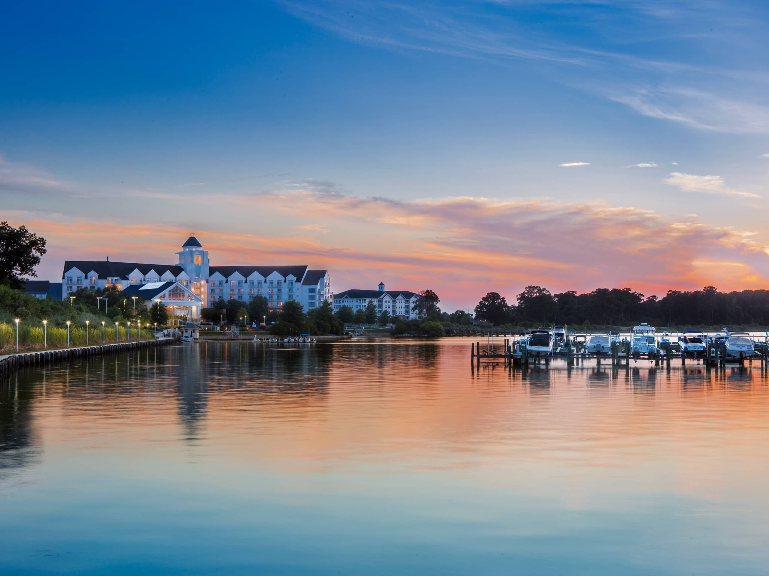 Hyatt Regency Chesapeake Bay Golf Resort, Spa and Marina Resort at Sunset