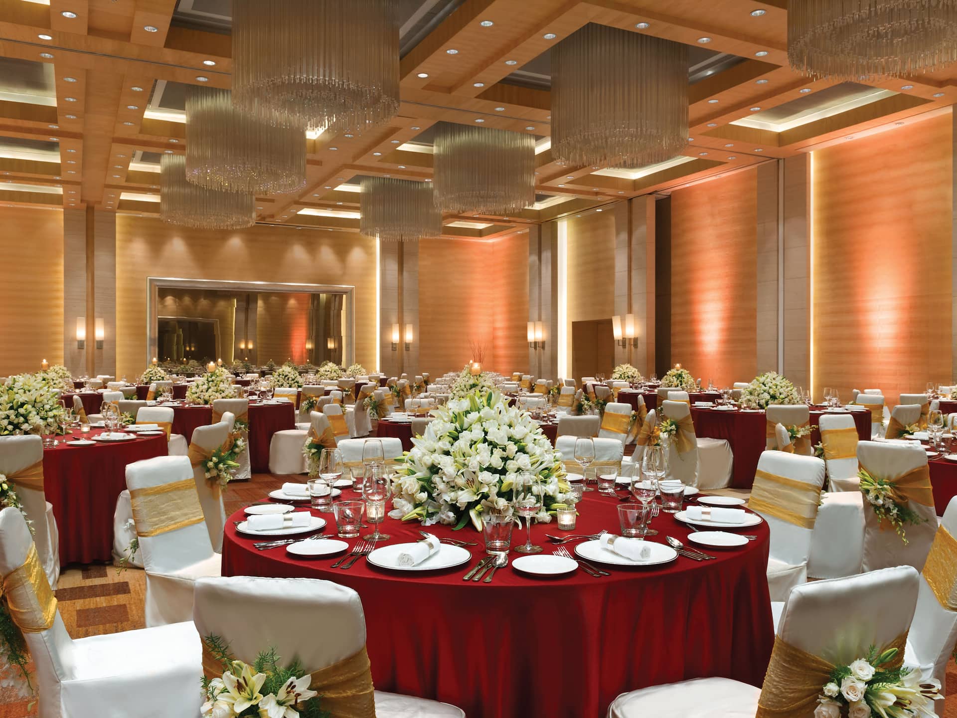 Hyatt Regency Chennai Regency Ballroom Dining Setup