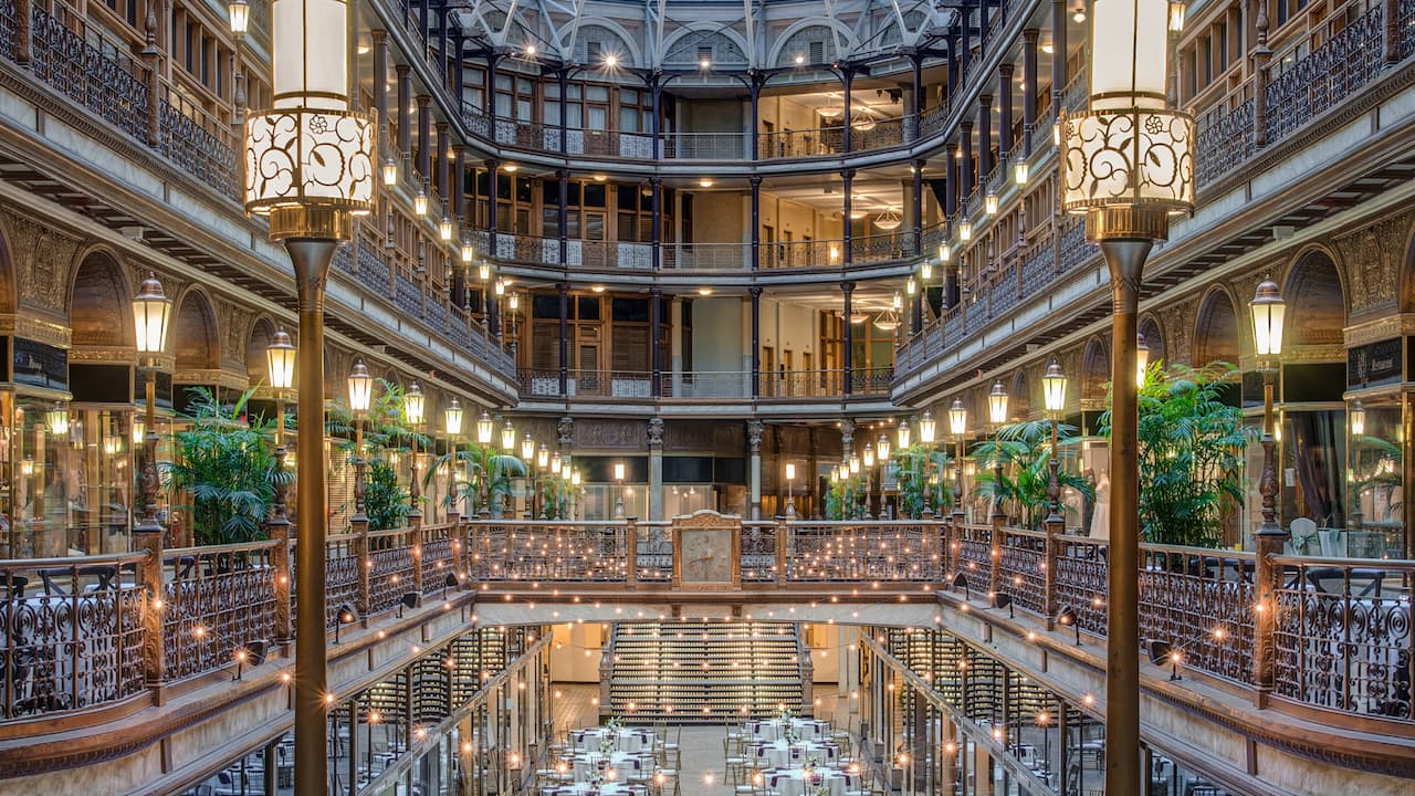 Hyatt Regency Cleveland at The Arcade P151 Arcade Wedding Vertical