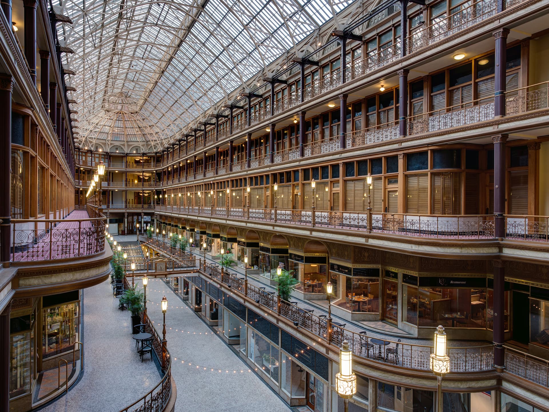 Hyatt Regency Cleveland at The Arcade Empty Arcade Side