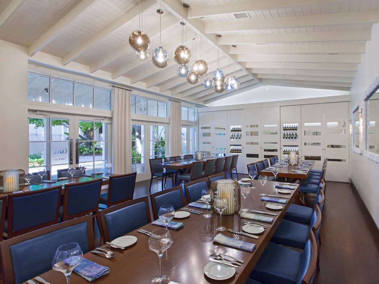 Restaurant with private dining at a waterfront Bonita Springs hotel