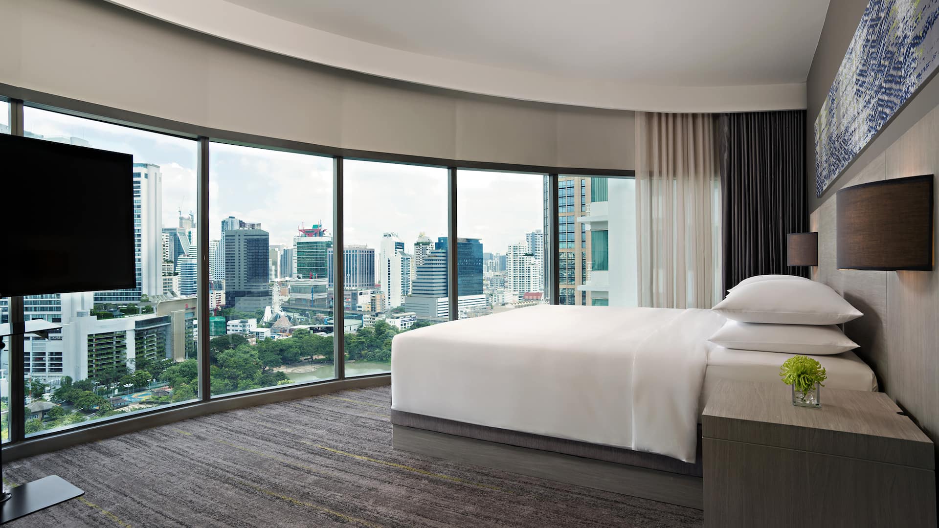 Hyatt Place Bangkok Bedroom