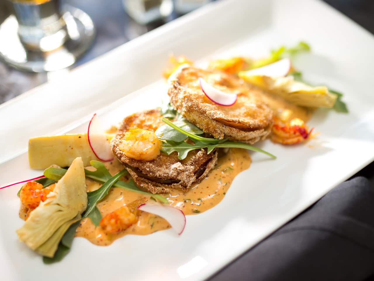 Dining Fried Green Tomatos Hyatt Regency Dallas
