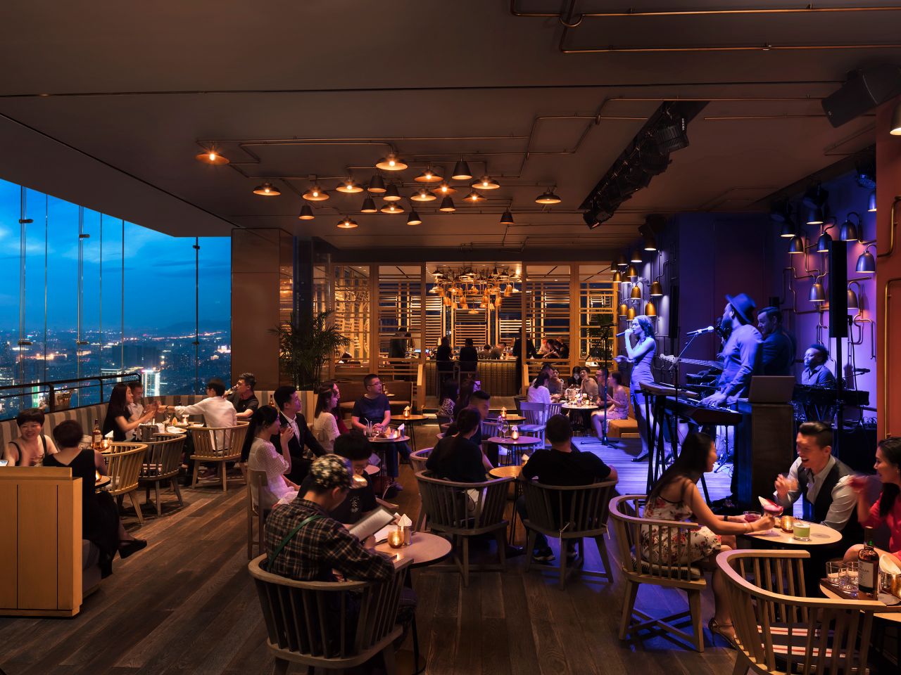 Hangzhou Hotel Restaurant with Afternoon Tea Park Hyatt Hangzhou