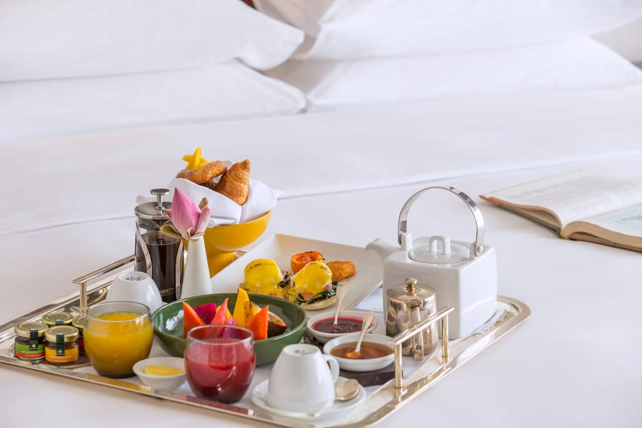 Best Restaurants in Siem Reap Room service set