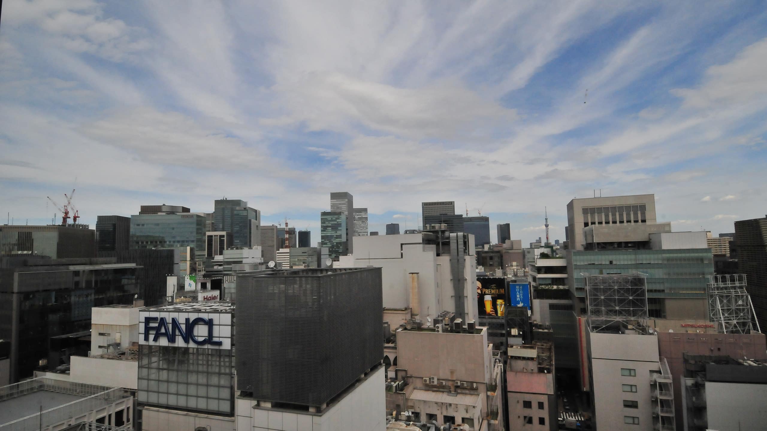 Hyatt Centric Ginza Tokyo Blue Sky View