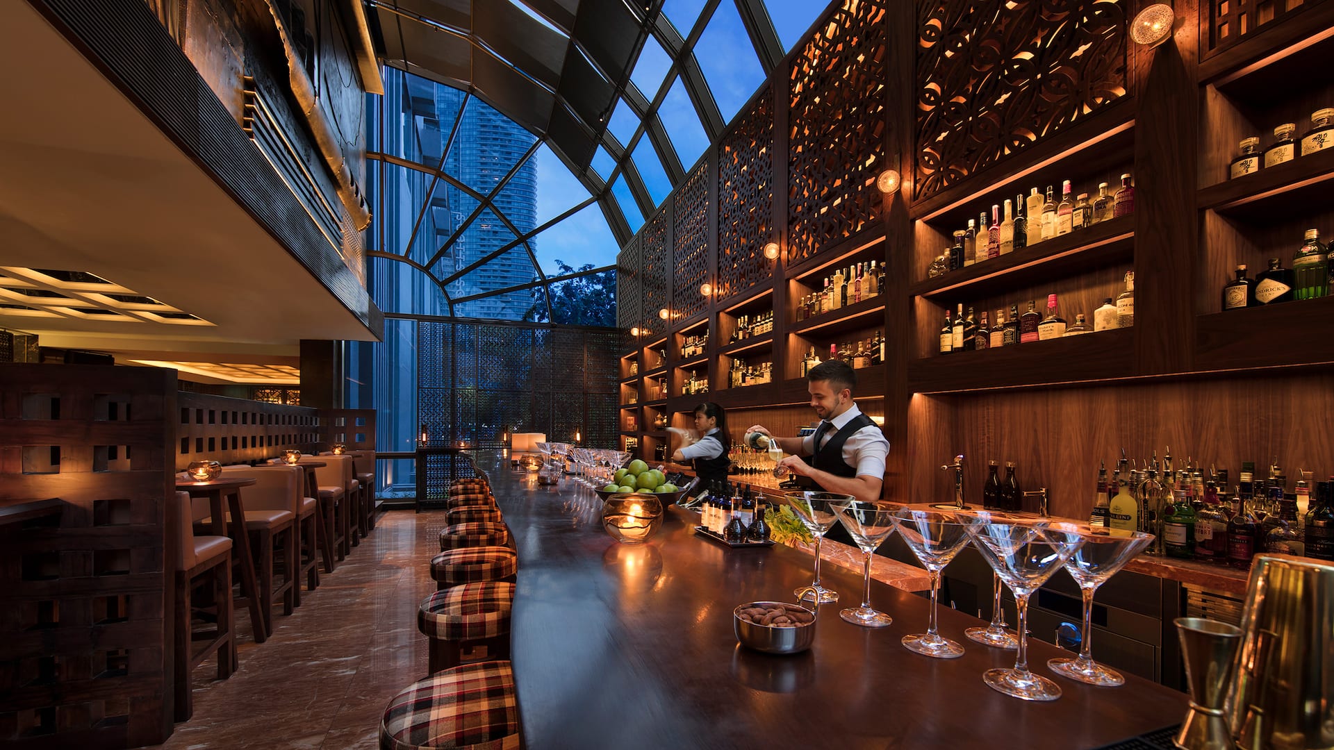 1 of 2 Martini Bar Interior