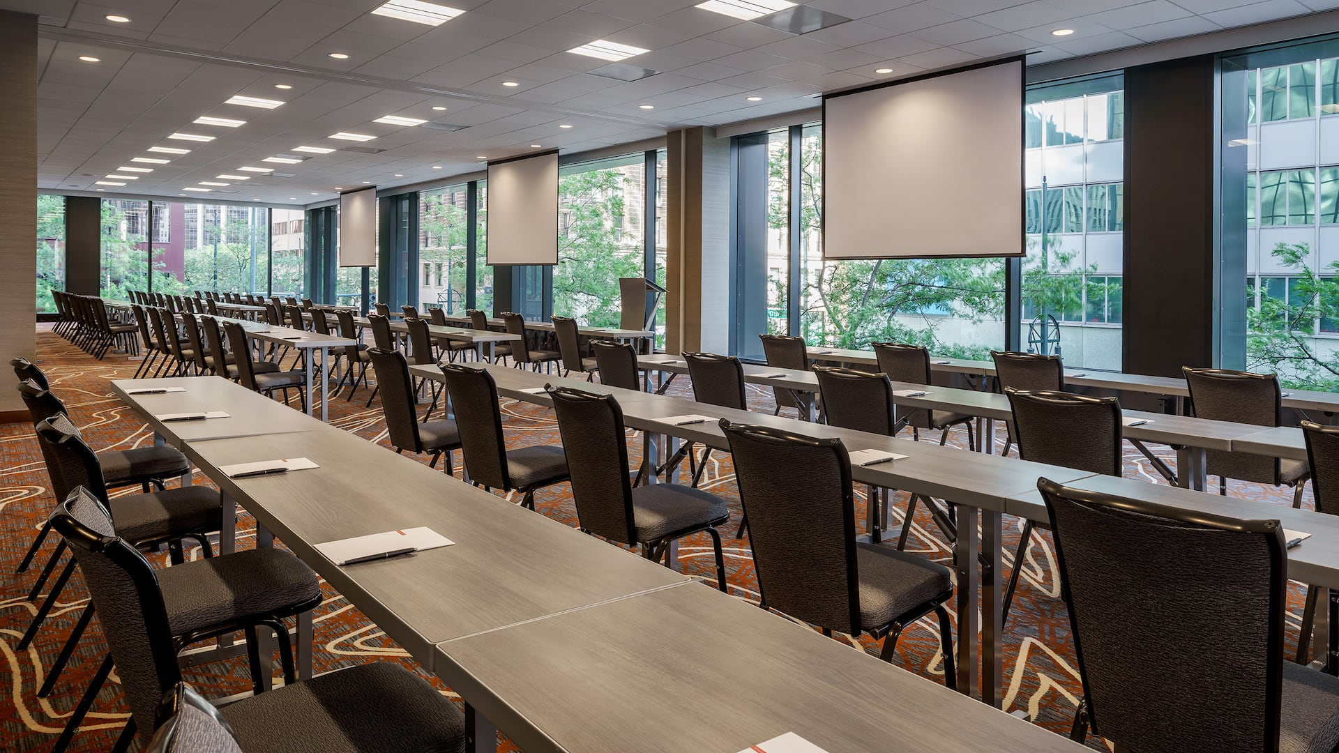 Grand Hyatt Denver Mt Elbert Schoolroom Screens