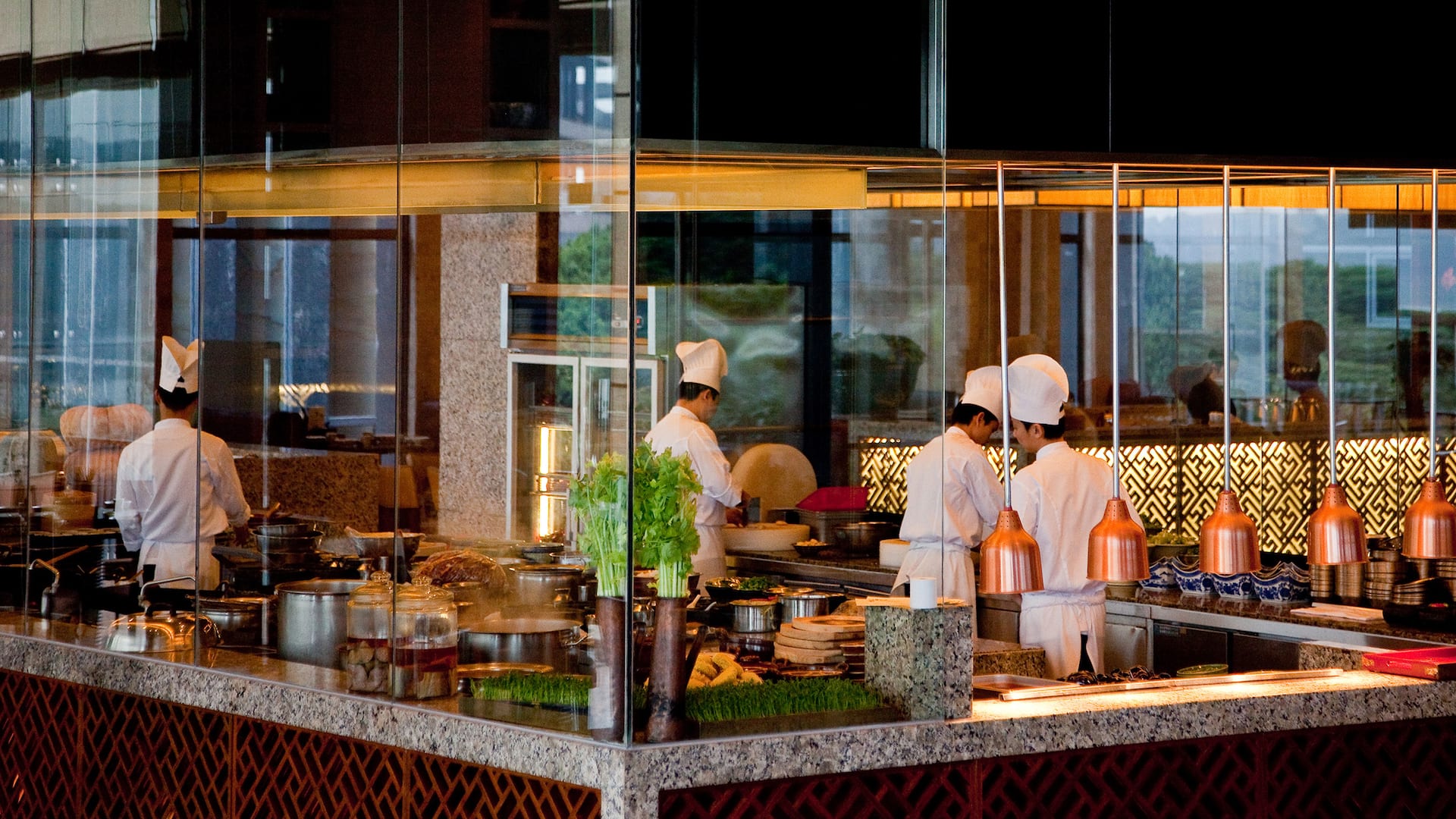 Hyatt Regency Dongguan Song Shan Tea House Kitchen
