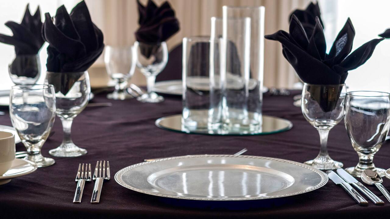 plates on table