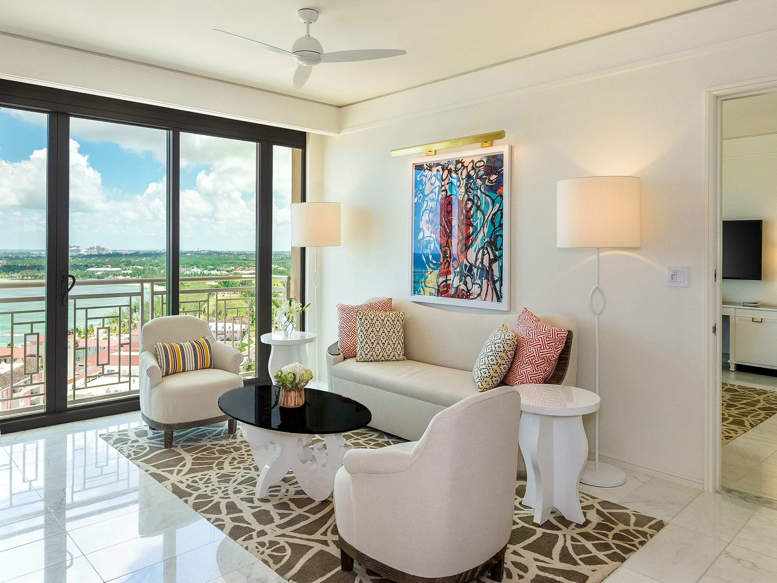 Two Bedroom Oceanview Residence Living Room