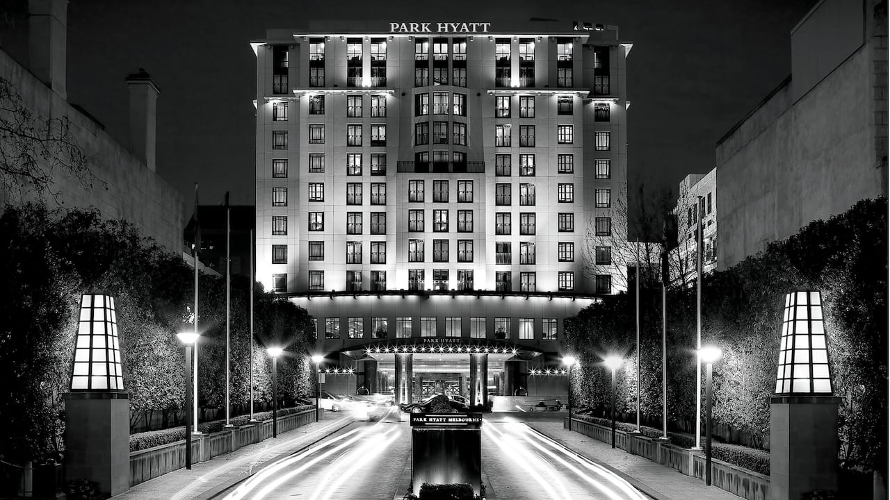 Park Hyatt Melbourne Facade by Night