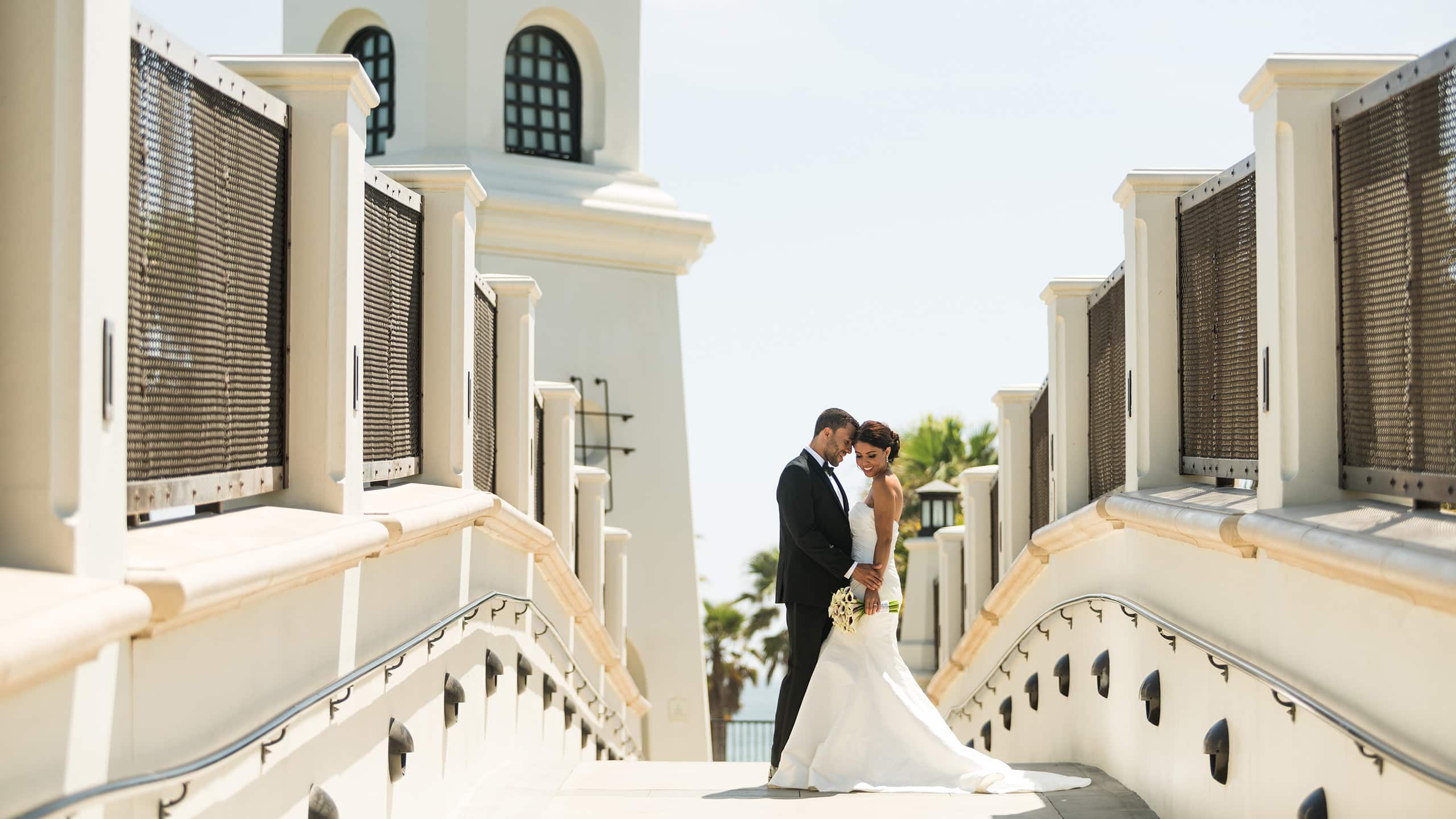 Hyatt Regency Huntington Beach Resort and Spa Wedding Couple